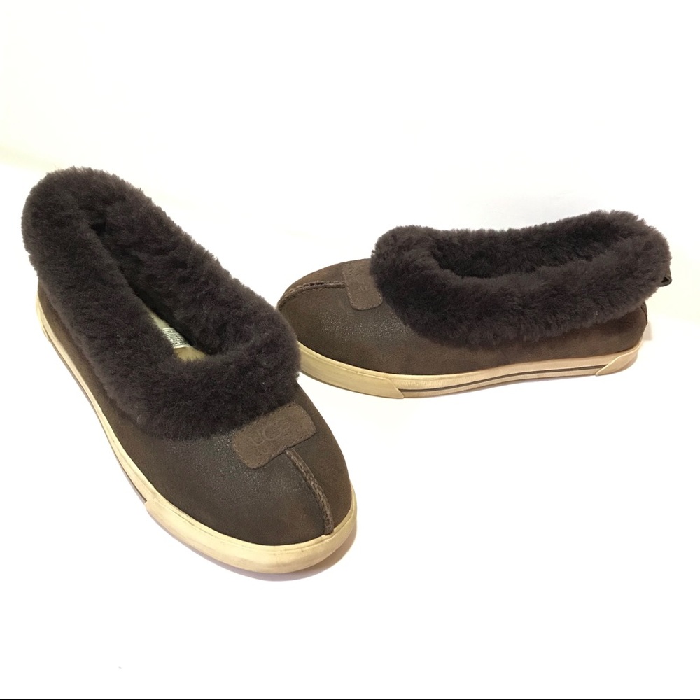 Women’s UGG Chocolate Rylan Slip On Shoes Slippers